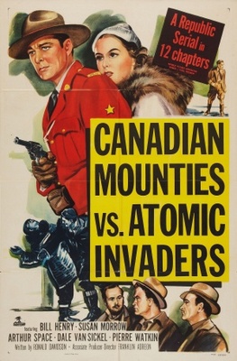 Canadian Mounties vs. Atomic Invaders movie poster (1953) hoodie