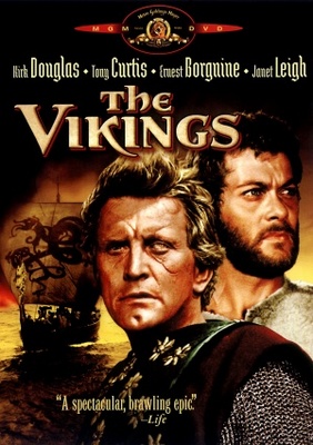 The Vikings movie poster (1958) metal framed poster