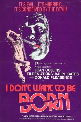 I Don't Want to Be Born movie poster (1975) poster with hanger