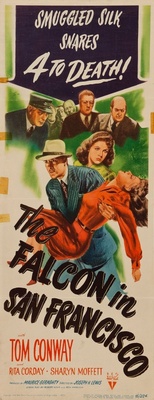 The Falcon in San Francisco movie poster (1945) tote bag