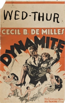 Dynamite movie poster (1929) poster with hanger