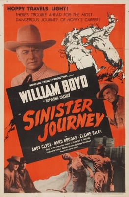 Sinister Journey movie poster (1948) metal framed poster
