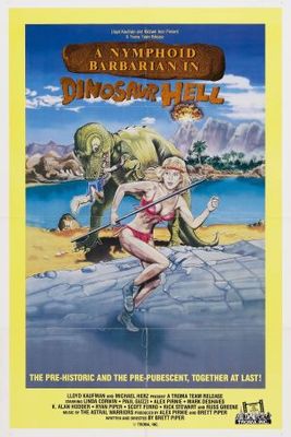 A Nymphoid Barbarian in Dinosaur Hell movie poster (1991) Stickers MOV_64de3566