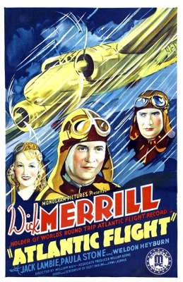 Atlantic Flight movie poster (1937) poster with hanger