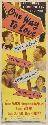 One Way to Love movie poster (1946) Stickers MOV_64fb55b6