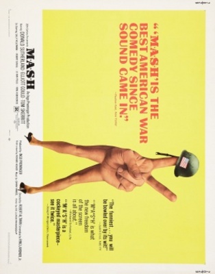 MASH movie poster (1970) wooden framed poster