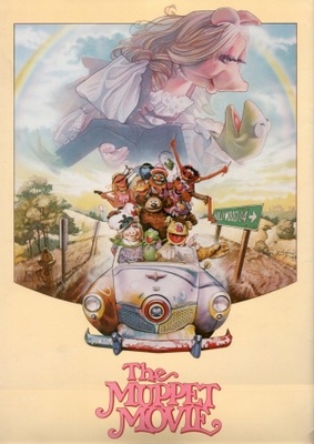 The Muppet Movie movie poster (1979) metal framed poster