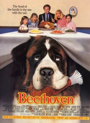 Beethoven movie poster (1992) wood print