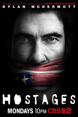 Hostages movie poster (2013) wooden framed poster