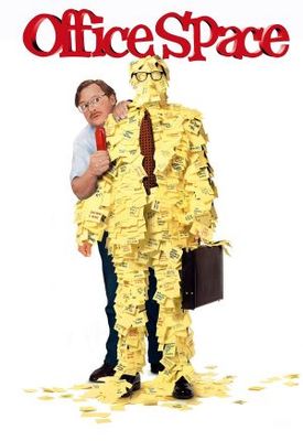 Office Space movie poster (1999) canvas poster