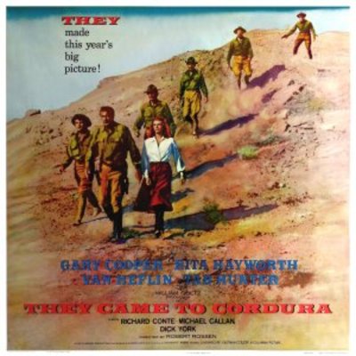 They Came to Cordura movie poster (1959) t-shirt