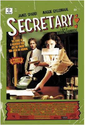 Secretary movie poster (2002) wooden framed poster