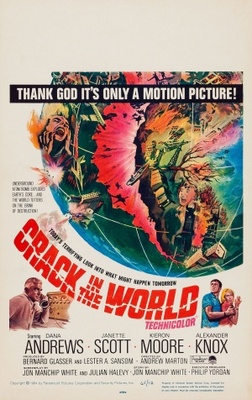 Crack in the World movie poster (1965) t-shirt