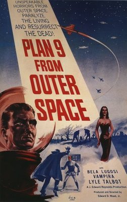 Plan 9 from Outer Space movie poster (1959) mouse pad