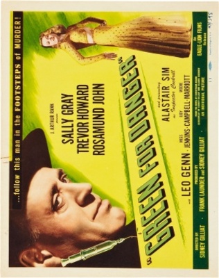 Green for Danger movie poster (1946) pillow