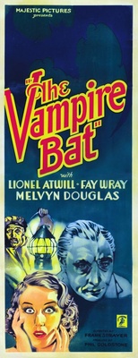 The Vampire Bat movie poster (1933) wooden framed poster