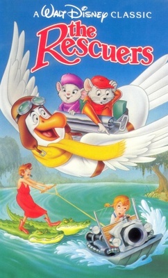 The Rescuers movie poster (1977) canvas poster