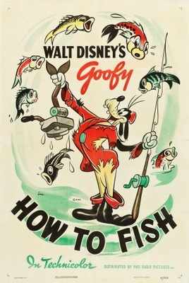 How to Fish movie poster (1942) wood print