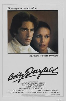 Bobby Deerfield movie poster (1977) metal framed poster