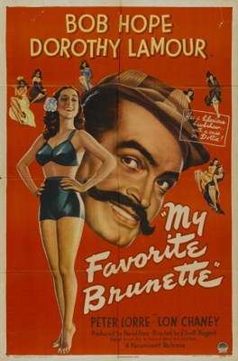 My Favorite Brunette movie poster (1947) mouse pad