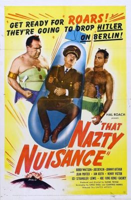 Nazty Nuisance movie poster (1943) wooden framed poster