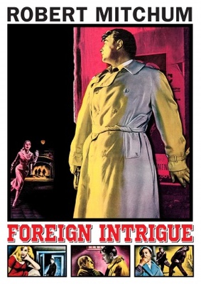 Foreign Intrigue movie poster (1956) wooden framed poster