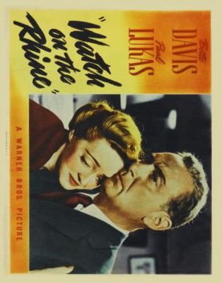 Watch on the Rhine movie poster (1943) wood print