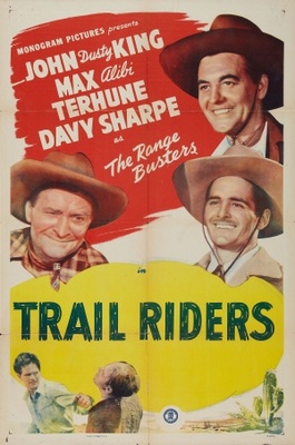 Trail Riders movie poster (1942) poster with hanger