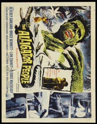 The Alligator People movie poster (1959) wood print