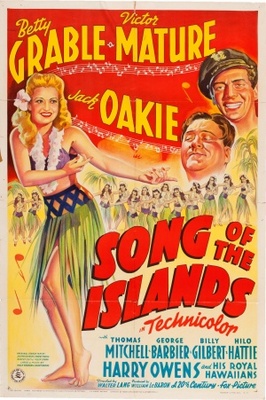 Song of the Islands movie poster (1942) pillow