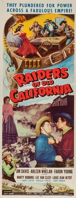 Raiders of Old California movie poster (1957) poster with hanger