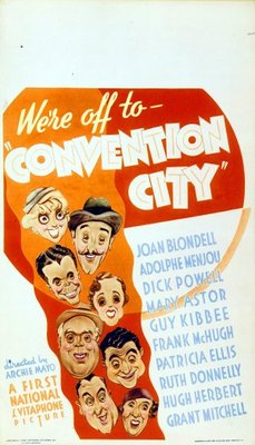 Convention City movie poster (1933) Stickers MOV_66fa81de