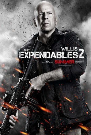 The Expendables 2  movie poster (2012 ) wood print