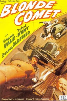 Blonde Comet movie poster (1941) wooden framed poster