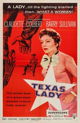 Texas Lady movie poster (1955) mouse pad