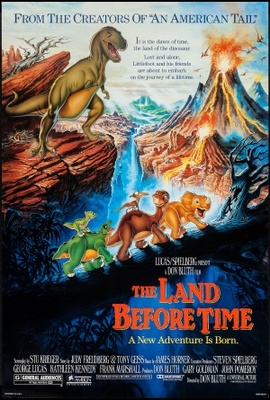 The Land Before Time movie poster (1988) tote bag