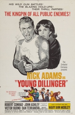 Young Dillinger movie poster (1965) metal framed poster