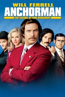Anchorman: The Legend of Ron Burgundy movie poster (2004) pillow