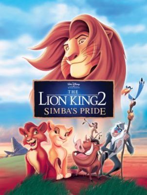 The Lion King II: Simba's Pride movie poster (1998) poster with hanger