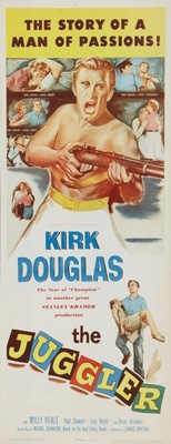 The Juggler movie poster (1953) wooden framed poster