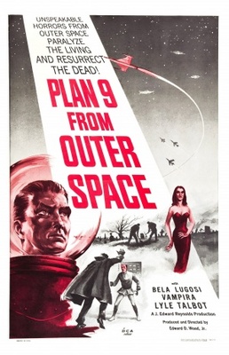 Plan 9 from Outer Space movie poster (1959) canvas poster