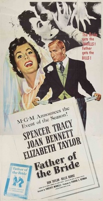 Father of the Bride movie poster (1950) Stickers MOV_673e81ec