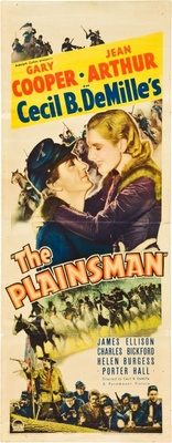 The Plainsman movie poster (1936) wood print