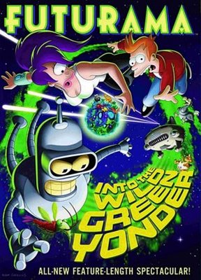 Futurama: Into the Wild Green Yonder movie poster (2009) tote bag