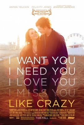 Like Crazy movie poster (2011) sweatshirt