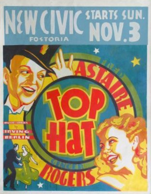 Top Hat movie poster (1935) sweatshirt