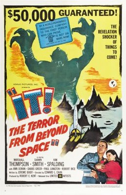 It! The Terror from Beyond Space movie poster (1958) poster with hanger