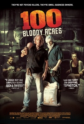 100 Bloody Acres movie poster (2012) wood print
