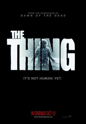 The Thing movie poster (2011) pillow