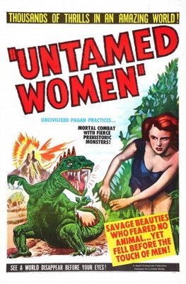 Untamed Women movie poster (1952) wood print